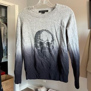 Skull Cashmere Ombré Sweater